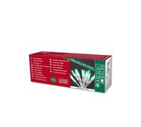 Konstsmide 6302-943 Mini Guirlande 35 LED Vert Jade Retro Design + Câble Transparent 230 V