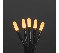 Konstsmide 6347-820 Guirlande lumineuse micro LED fine givrée 50 diodes ambre 30 V Intérieur 3 W Câble vert