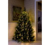 Konstsmide 6360-820 Voile pour Arbre à LED avec Anneau, Plastique/, 6 W, Or,