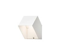 Konstsmide 7988-250 Pescara Applique murale/LED 3 W Haute Puissance/givré, acrylique Opale Lens-aluminium Mat, Blanc