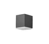 Konstsmide 7990-370 Monza Applique Murale d'extérieur LED Haute Puissance 1 x 6 W en Acrylique Opale givré Aluminium IP54 Anthracite