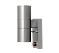 Gnosjö Gnosjö Konstsmide AL Applique halogène grise/EDS avec détecteur de mouvement GU10 7542-000 Quantité:1