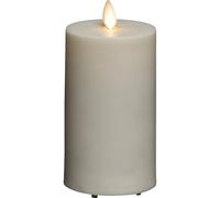 Konstsmide Bougie LED blanc crème, minuteur 5H, télécommande assortie : 1651-700, 1 diode blanc chaud, fonctionnant sur piles, pour l'extérieur, batterie : 2 x C 1,5 V (non incluse).