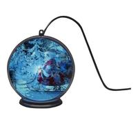 Konstsmide Boule hologramme 3D paysage hivernal, minuteur 2H, à poser ou à suspendre, 42 diodes, intérieur (USB)