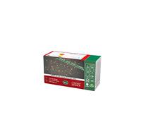 Konstsmide Guirlande Lumineuse de Noël à LED à Fil Nu/Utilisation en intérieur (IP20)/50 diodes Blanches ambrées/transformateur d'intérieur 3 V/Fil de cuivre 6386-860