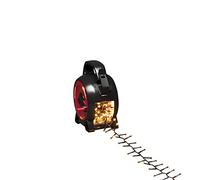 Konstsmide Guirlande lumineuse micro-LED compactes avec enrouleur de câble, 200 diodes de couleur ambre, 30 V, extérieur (IP44), Câble noir - 3842-800