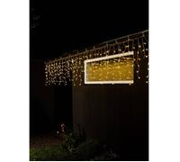Konstsmide Guirlande lumineuse stalactites, effet chute de neige pour lextérieur 24 V CEE: E (A - G) 400 LED ambré