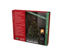 Konstsmide"Halo and Star Tree System" Christmas Lights Indoor Rice Lights/Indoor Use (IP20) / 24V Transformer / 274 Warm White Diodes / 2.35m / String Lights Pin Wire Silver Wire