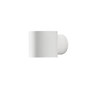 Konstsmide Modena 7342-250 Applique murale d'extérieur ronde vers le bas 1 x GU9 Max 25 W Verre transparent Aluminium IP44 Blanc mat