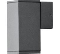 Konstsmide Monza aluminium laqué anthracite, verre transparent, réflecteur 7908-370