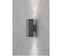 Konstsmide Monza Up & Down 7907-370 Applique extérieure Ampoule halogène GU10 70 W anthracite