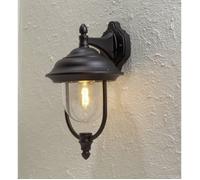Konstsmide Applique extérieure Parma Down 7222-750 aluminium laqué noir verre acrylique LED E27 75W
