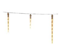 Konstsmide Rideau lumineux LED stalactite | Câble transparent | Extérieur | 80 diodes blanc chaud | 950 mm | 2701-103