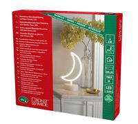 Konstsmide Tube LED « lune », minuterie 6 h, 69 diodes blanc chaud, fonctionne à piles, 4,4 W, batterie : 3 x AA 1,5 V (non incluse).