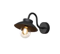 Konstsmide Vega 417-750 Mini applique murale design noir pour ampoules à incandescence et à économie d'énergie Noir
