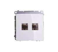 Kontakt-Simon BM62E.01/11 Prise de courant en plastique IP20 Blanc 75 mm 44 mm 75 mm
