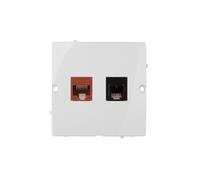 Kontakt-Simon BMF5T.02/11 Prise de courant en plastique IP20 Blanc 67 mm 31 mm 67 mm