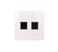 Kontakt-Simon BMT2.02/11 Prise de courant en plastique IP20 Blanc 67 mm 31 mm 67 mm