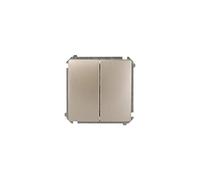 Kontakt-Simon BMW5.01/29 Interrupteur électrique en Acier satiné - Accessoire Couteau électrique en Acier satiné, en Plastique, IP20, IP44, 250 V, 10 A, 75 mm
