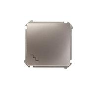 Kontakt-Simon BMW6.01/21 Interrupteur électrique en Acier Inoxydable - Accessoire Couteau électrique en Plastique IP20, IP44, 250 V, 10 A, 75 mm