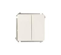 Kontakt-Simon BMW6/2.01/11 Interrupteur électrique Blanc - Accessoire couteau électrique (Blanc, en plastique, IP20, IP44, 230 V, 10 A, 75 mm)