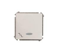 Kontakt-Simon BMW6L.01/11 - Interrupteur électrique blanc - Accessoire couteau électrique (blanc, plastique, IP20, IP44, 250 V, 10 A, 75 mm)
