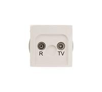 Kontakt-Simon BMZAP10/1.01/11 Prise de courant en plastique IP20 Blanc 75 mm 39 mm 75 mm