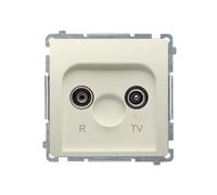 Kontakt-Simon BMZAP10/1.01/12 Prise de courant en plastique IP20 Beige 75 mm 39 mm 75 mm