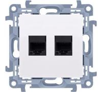 Kontakt-Simon C62E.01/11, Blanc, Plastique, IP20, 77 mm, 43 mm, 77 mm