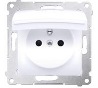 Kontakt-Simon DGZ1BUZ.01/11 Prise de courant en plastique IP44 Blanc 250 V 75 mm 45 mm