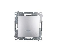 Kontakt-Simon DW6L.01/43 Interrupteur électrique Argent - Accessoire Couteau électrique en Plastique IP20, IP44, 250 V, 10 A, 75 mm