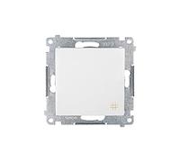 Kontakt-Simon DW7.01/11 Interrupteur électrique Blanc - Accessoire Couteau électrique (Blanc, Plastique, IP20, IP44, 250 V, 10 A, 75 mm)