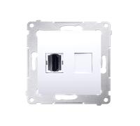 GN.HDMI MOD.WHITE SIMON54 DGHDMI.01/11