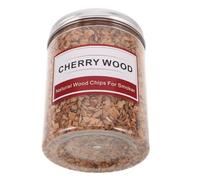 KONTONTY 1 Boîte Copeaux de Fumage Cerise 125g en Bois pour Viande, | Aroma Renforcé, Allumage Rapide, Fumage Régulier, Usage Extérieur, Réunions Familiales, Lot Pratique