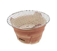 KONTONTY 1ensemble Barbecue Terre Cuite Grillade Portable Pour Camping Et Réunions Plein Air