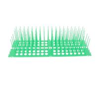KONTONTY 2 Pièces Bande de Ronces en Plastique Vert pour Balcon et Jardin, Tapis à Pointes Pratique pour Repousser Les Pigeons et Éloigner Les Chats Efficacement