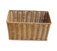 KONTONTY 30x20x12 Cm Panier de Rangement et Rotin Cuisine Salle de Bain | Collecte et Organisation, Facile à Nettoyer, Ventilation Ouverte, Usage la Cuisine, Salle de Bain, Supermarché