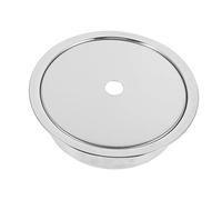 KONTONTY Anneau Chauffant à Induction Prévient Efficacement le Débordement en Acier Inoxydable Argenté, Disque Adaptateur Robuste pour Table de Cuisson Hot Pot Coréenne