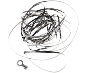 KONTONTY Bandes Chauffantes Pour Scelleuse Manuelle Argent 3 Mm 1 Mètre Facile À Remplacer Usage Professionnel Pour Machine À Sceller À Pédale Kit De Réparation