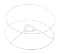 KONTONTY Cadre D'abat-jour En Métal Pour Lampe Diy 25 Cm Anneau Et Robuste Support Pour Abat-jour Utilisation Maison Et Restaurant Ensemble De 2 Pièces