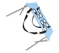 KONTONTY Hamac avec Support Pliable de Toilettage pour Chats et Petits | Cadre en Acier Inoxydable Détachable, Sangles Réglables, Rangement Facile