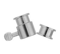 KONTONTY Manchons de Broche pour rôtisserie en Fer chromé, Remplacement des boulons de la Fourchette de Barbecue, 1 Set, pour Gril à gaz, Zone Barbecue