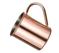 KONTONTY Mug en Acier Inoxydable 480ml Finition Mate Effet Cuivre | Prise Confortable, Bords Lisses, Conduction Thermique, Résiste à Rouille, Usage Camping et Voyage
