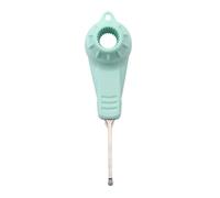 KONTONTY Ouvre-couvercle Outil Manuel en ABS et Fer Inoxydable, Vert, pour Déchirer Film de Sachets de Gelée et Boîtes à Yaourt, Pratique en Cuisine