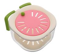 KONTONTY Panier Égouttoir à Fruits et Légumes, Bassine à Fruits et Légumes en PP avec Couvercle, Rinçage et Filtration, Pour Cuisine et Nettoyage des Fruits et Légumes