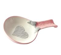 KONTONTY Repose Cuillère En Céramique Créatif 9.45X4.53X0.98 Pouces Support Ustensiles Cuisine Compact Facile À Nettoyer Pour Usage Quotidien