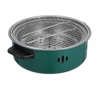 KONTONTY Vert Plateau de Gril Réutilisable Rond en Aluminium pour Extérieur | Léger, Cuisson et Ébullition, Résistance aux Hautes Températures, Répartition Homogène de Chaleur