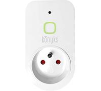 Konyks Prisk prise connectée WiFi avec compteur de consommation, compatible avec Alexa et Google Home, automatisation facile, 16A, 3500W