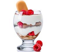 KONZEPT Lot de 12 coupes à glace, idéales pour sorbet, dessert, tiramisu, pudding, glace, panna cotta, 280 ml, 104. Eisschalen
