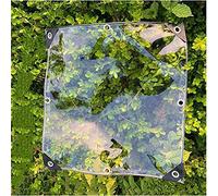 KOOEIN Bâche,bâche Lourde Transparente,bâches Universelles Imperméables,bâche Multifonctionnelle pour Intérieur/extérieur,96 Tailles,bâche Résistante Aux Intempéries,Facile À Plier,2.3x3m/7.5x9.8ft